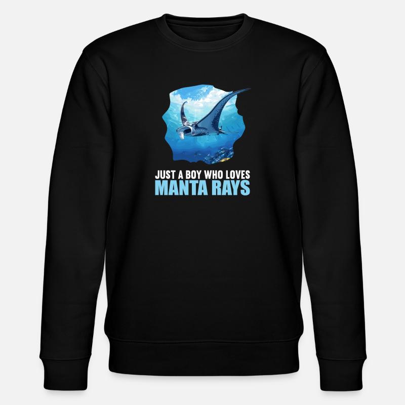 Manta Rays Manta Rays - Stanley/Stella CHANGER Unisex Organic Sweatshirt - black