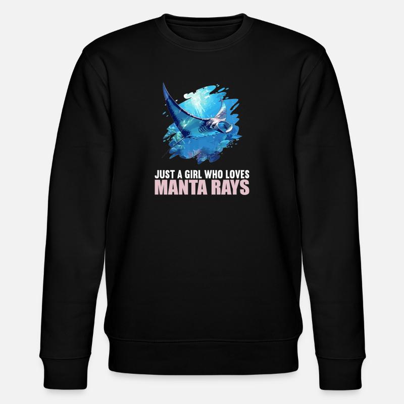 Mantas Manta Rochen - Stanley/Stella Unisex Bio-Sweatshirt CHANGER  - Schwarz