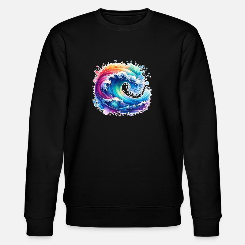 Vague - Sweat bio CHANGER Stanley/Stella Unisexe - noir