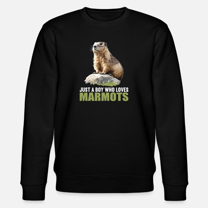 Marmottes Marmottes - Sweat bio CHANGER Stanley/Stella Unisexe - noir