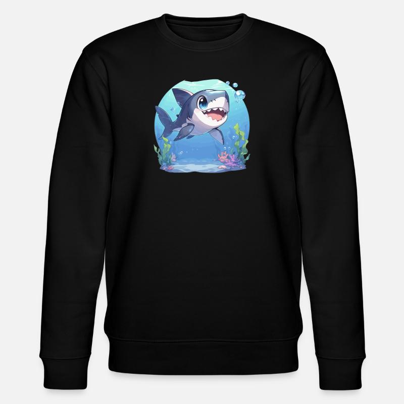 Megalodons Megalodon - Stanley/Stella Unisex Bio-Sweatshirt CHANGER  - Schwarz