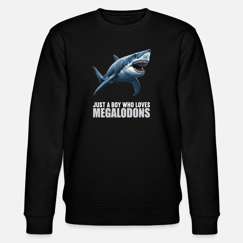 Megalodons Megalodon - Stanley/Stella Unisex Bio-Sweatshirt CHANGER  - Schwarz