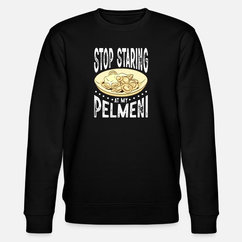 Arrête de regarder mon pelmeni - Sweat bio CHANGER Stanley/Stella Unisexe - noir