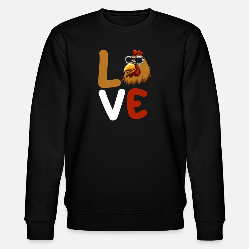 Poules Poule - Sweat bio CHANGER Stanley/Stella Unisexe - noir