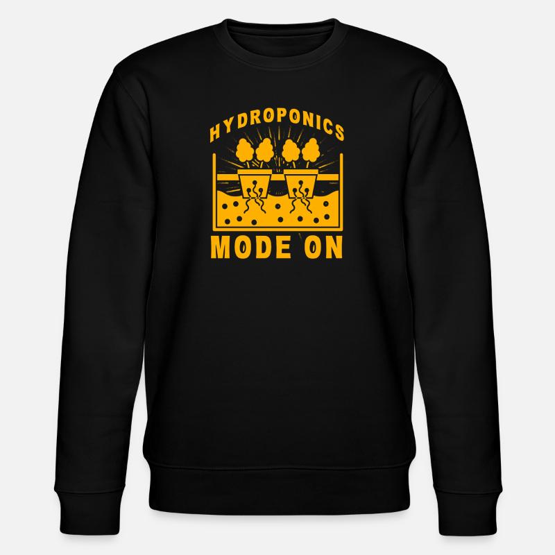 Hydroponik-Modus Ein - Stanley/Stella Unisex Bio-Sweatshirt CHANGER  - Schwarz