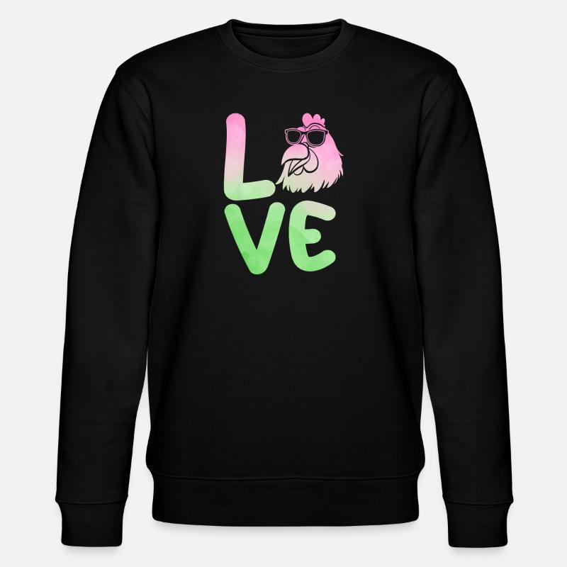 Poules Poule - Sweat bio CHANGER Stanley/Stella Unisexe - noir