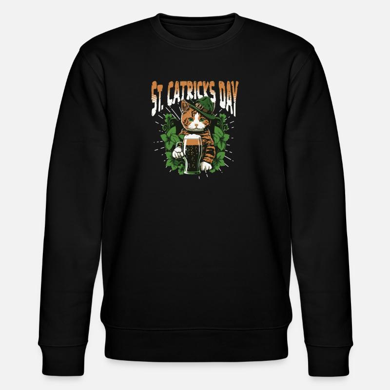 Drôle de Saint-Patrick Boire - Sweat bio CHANGER Stanley/Stella Unisexe - noir