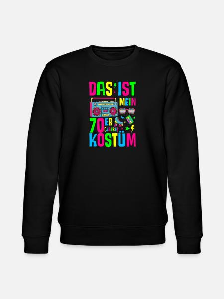 This is my 70s costume - Stanley/Stella CHANGER Unisex Organic Sweatshirt - black