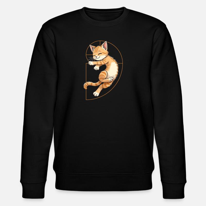 Chat de Fibonacci - Sweat bio CHANGER Stanley/Stella Unisexe - noir