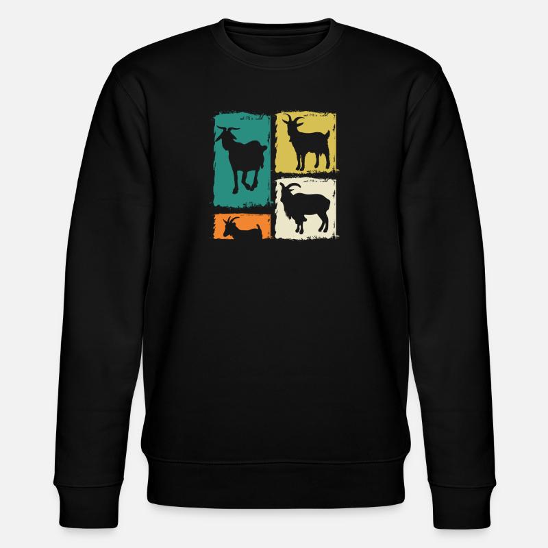 Goats - Stanley/Stella CHANGER Unisex Organic Sweatshirt - black