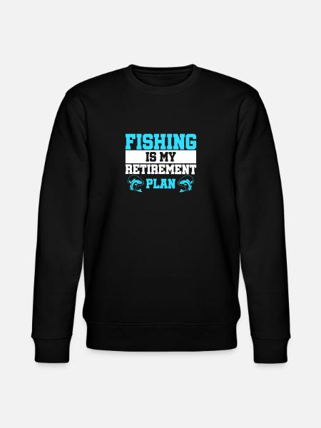 Fishing is Retirement - Stanley/Stella CHANGER Unisex Organic Sweatshirt - black