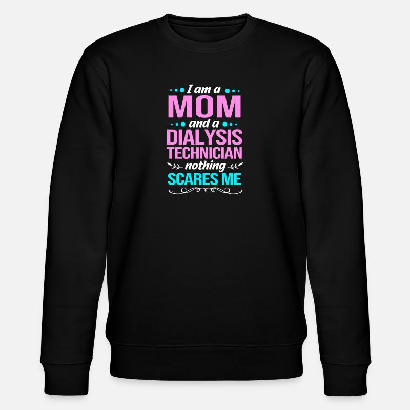 Dialyse-Techniker - Stanley/Stella Unisex Bio-Sweatshirt CHANGER  - Schwarz
