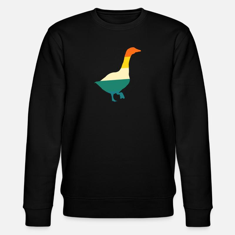 Gans - Stanley/Stella Unisex Bio-Sweatshirt CHANGER  - Schwarz