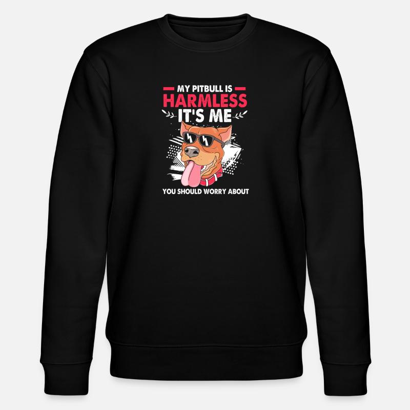 Pitbull - Stanley/Stella CHANGER Unisex Organic Sweatshirt - black