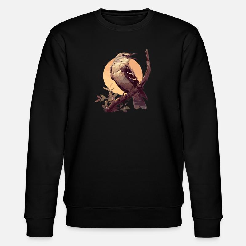 Oiseaux moqueurs Oiseaux moqueurs - Sweat bio CHANGER Stanley/Stella Unisexe - noir