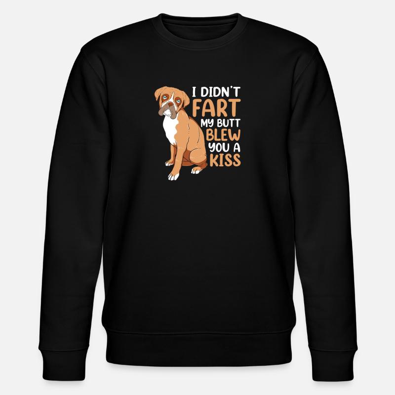 Chien Boxer - Sweat bio CHANGER Stanley/Stella Unisexe - noir