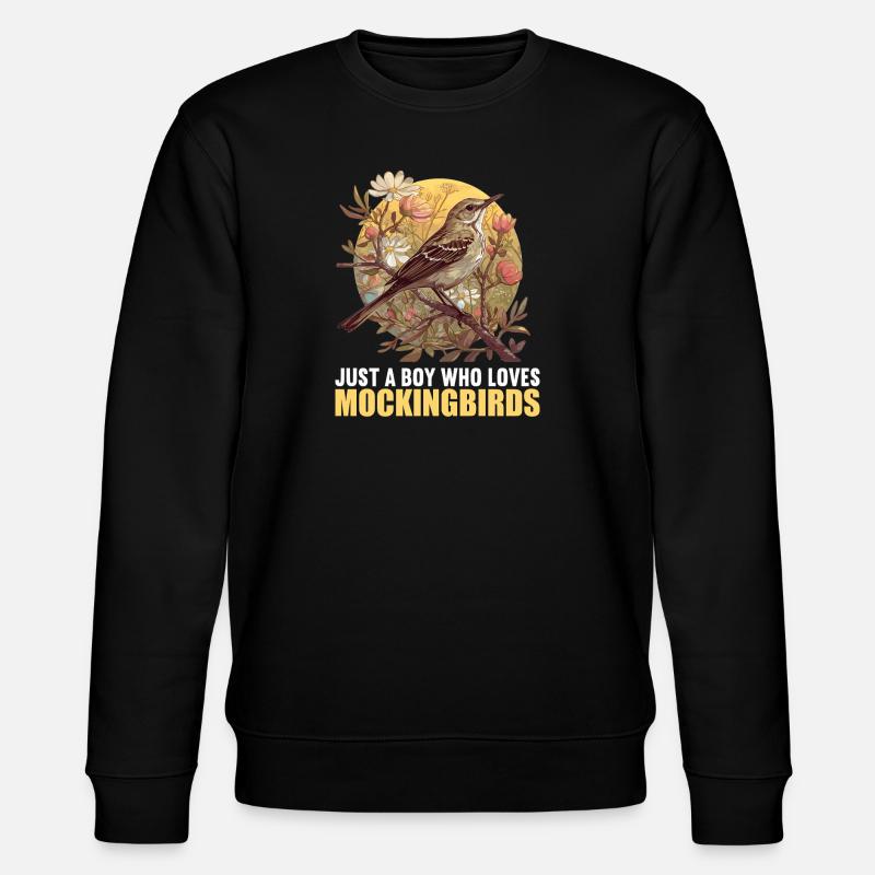 Oiseaux moqueurs Oiseaux moqueurs - Sweat bio CHANGER Stanley/Stella Unisexe - noir