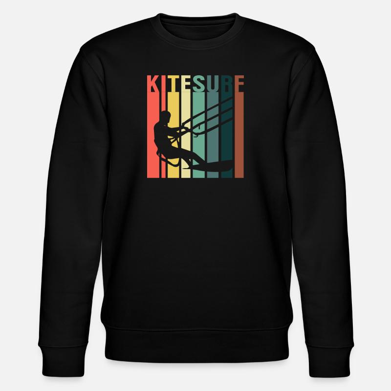 Kitesurfeur Kiteboard Kitesurf Kitesurf - Sweat bio CHANGER Stanley/Stella Unisexe - noir