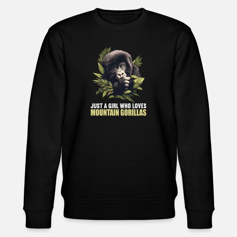 Berggorillas Berggorilla - Stanley/Stella Unisex Bio-Sweatshirt CHANGER - Schwarz