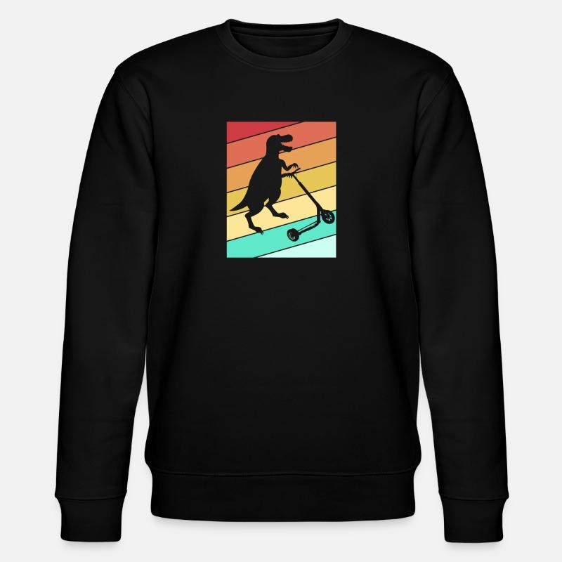 Scooter Roller - Stanley/Stella CHANGER Unisex Organic Sweatshirt - black