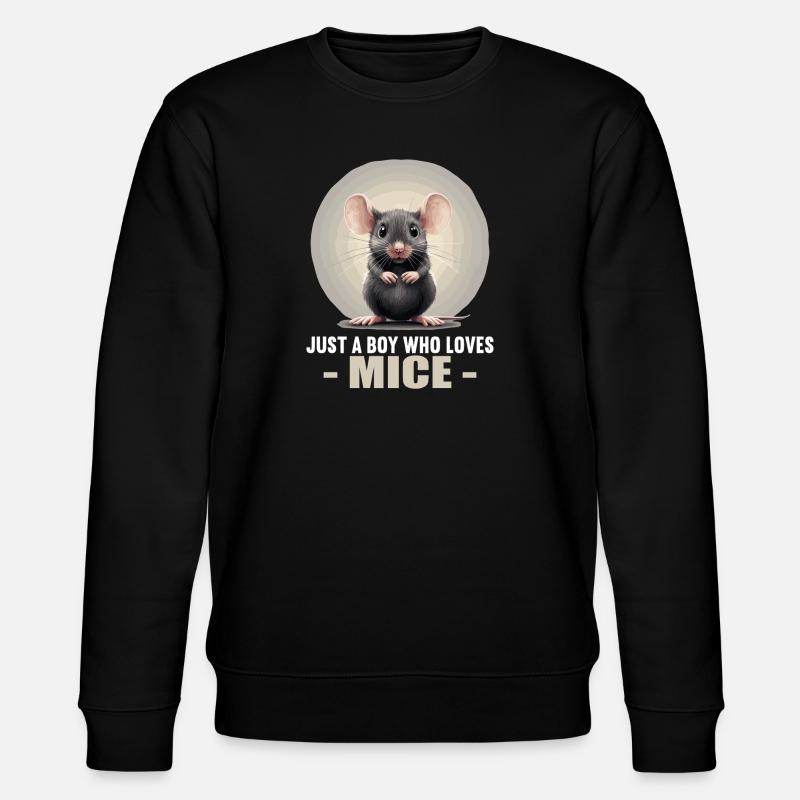 Mice Mouse - Stanley/Stella CHANGER Unisex Organic Sweatshirt - black