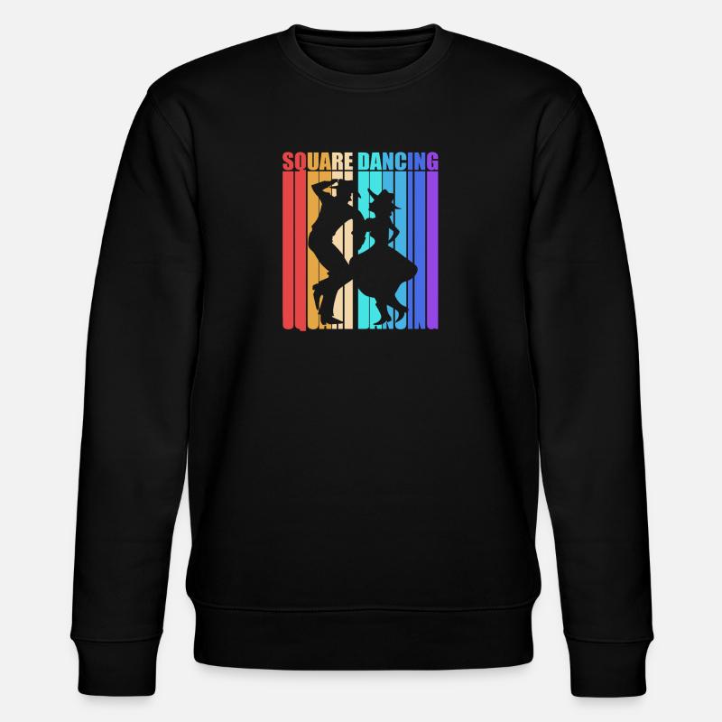 Square Dance - Stanley/Stella Unisex Bio-Sweatshirt CHANGER  - Schwarz