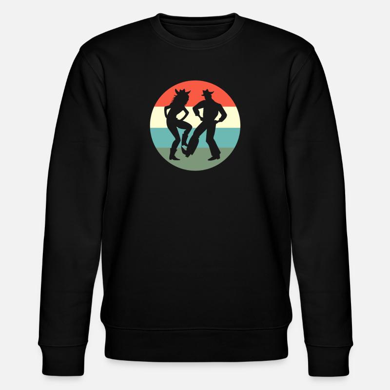 Square Dance - Stanley/Stella CHANGER Unisex Organic Sweatshirt - black