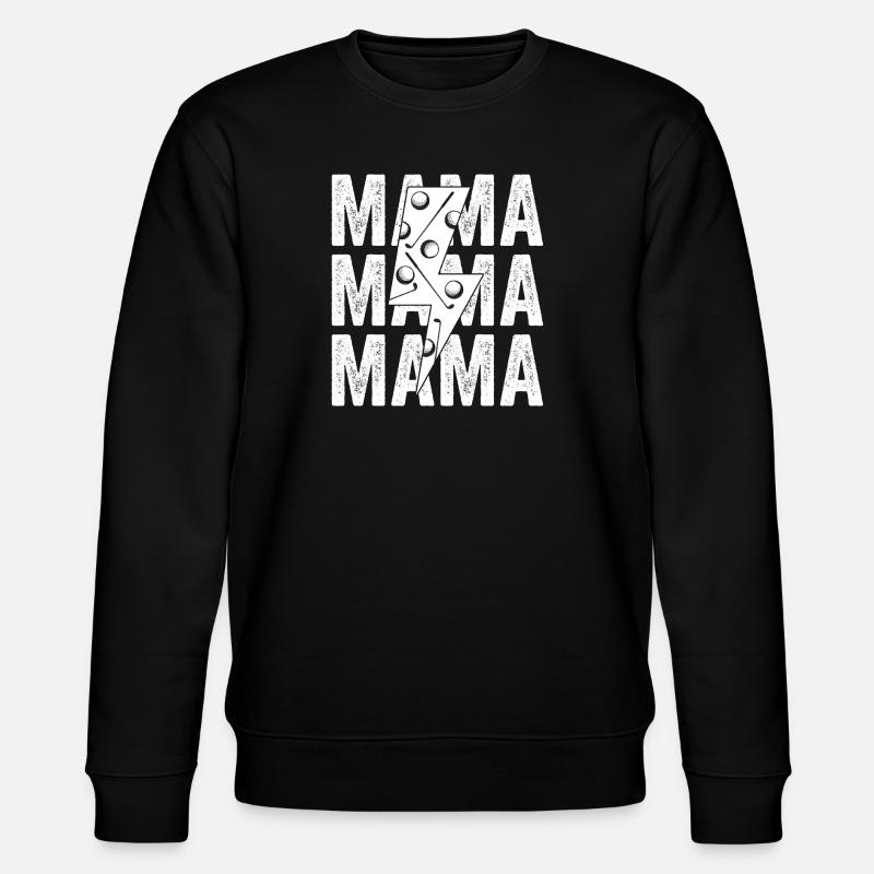 Golfer Mom Mom Golf - Stanley/Stella CHANGER Unisex Organic Sweatshirt - black