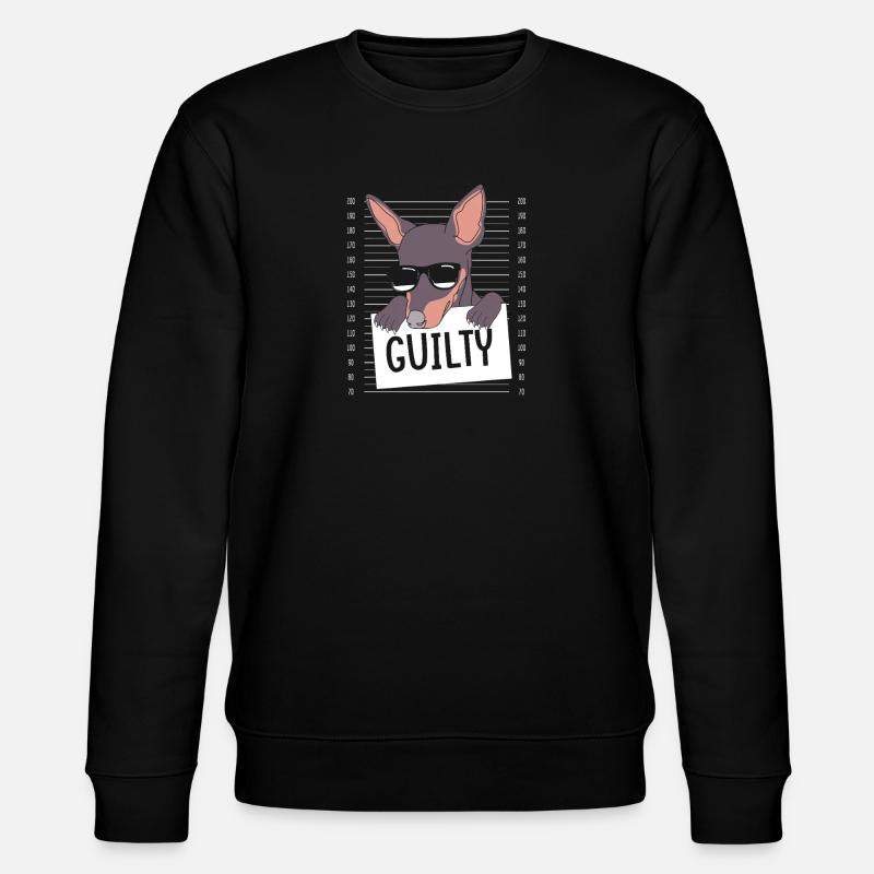 Pinscher nain - Sweat bio CHANGER Stanley/Stella Unisexe - noir