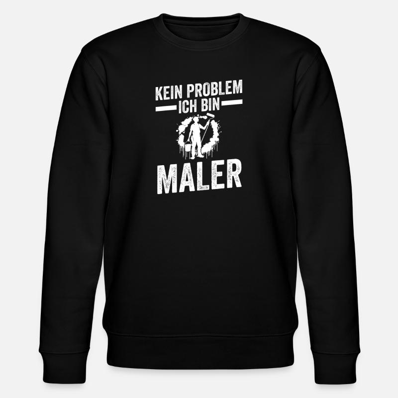 Master Painter Journeyman Painter - Stanley/Stella CHANGER Unisex Organic Sweatshirt - black