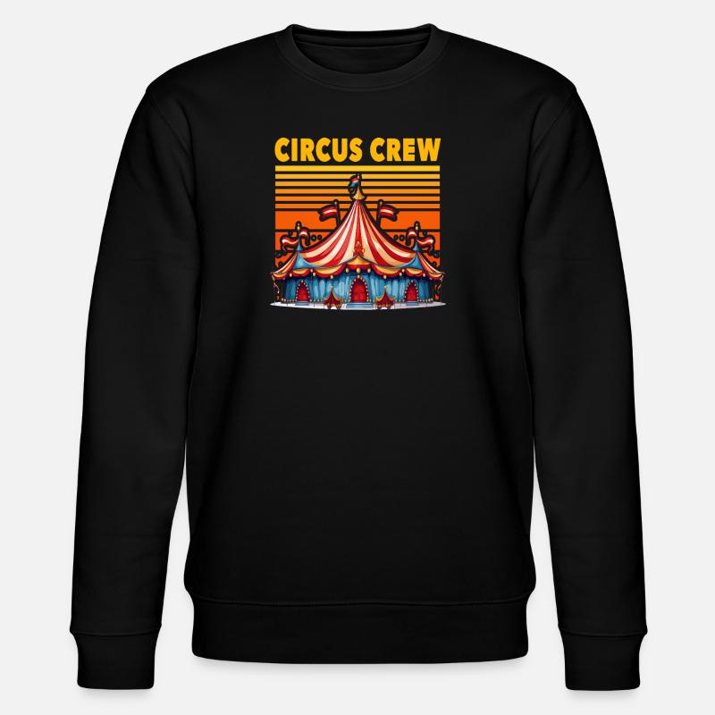 Zirkus-Crew - Stanley/Stella Unisex Bio-Sweatshirt CHANGER  - Schwarz