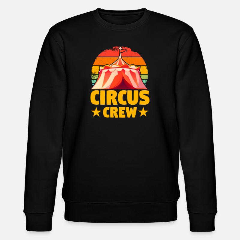Zirkus-Crew - Stanley/Stella Unisex Bio-Sweatshirt CHANGER  - Schwarz