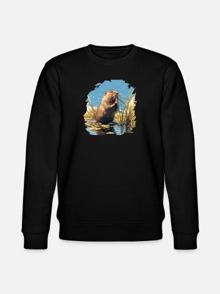 Muskrats Muskrat - Stanley/Stella CHANGER Unisex Organic Sweatshirt - black