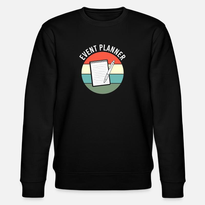 Event Planner - Stanley/Stella CHANGER Unisex Organic Sweatshirt - black