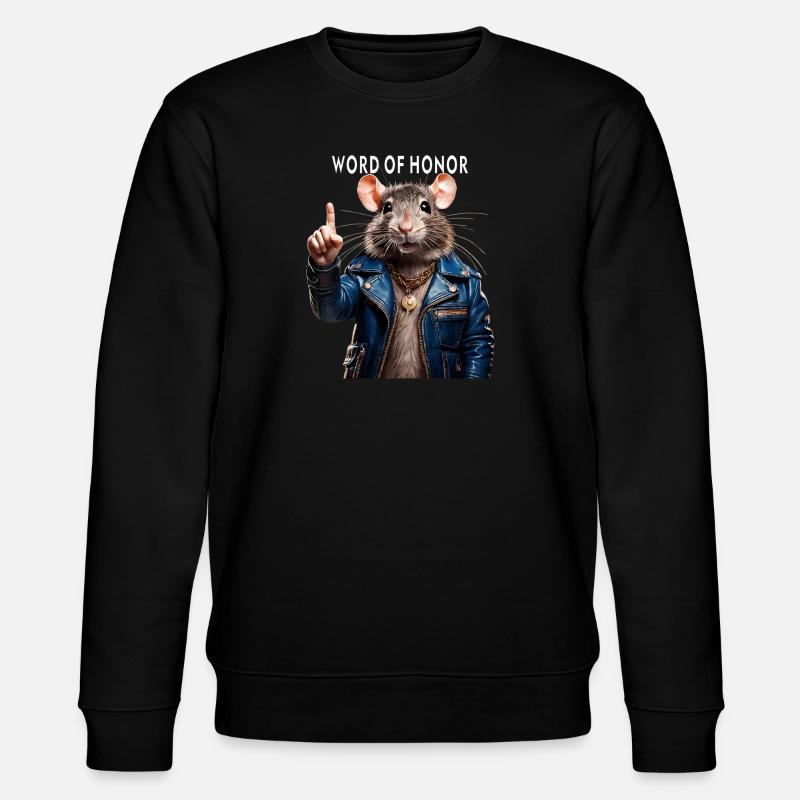 PAROLE D’HONNEUR DU RAT - Sweat bio CHANGER Stanley/Stella Unisexe - noir