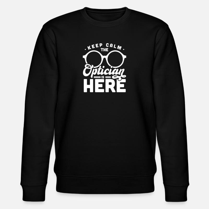 Optican Optometrist - Stanley/Stella CHANGER Unisex Organic Sweatshirt - black
