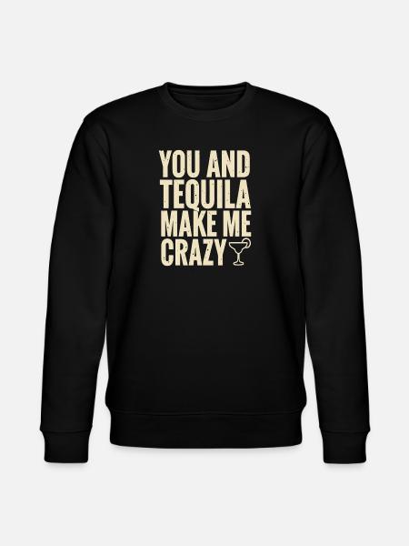 Tequila Party Saying Quote - Stanley/Stella CHANGER Unisex Organic Sweatshirt - black