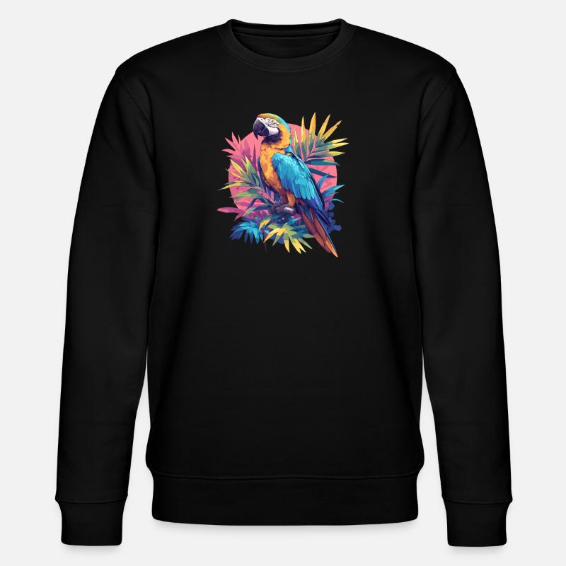 Parrot Parrot Parrot - Stanley/Stella CHANGER Unisex Organic Sweatshirt - black