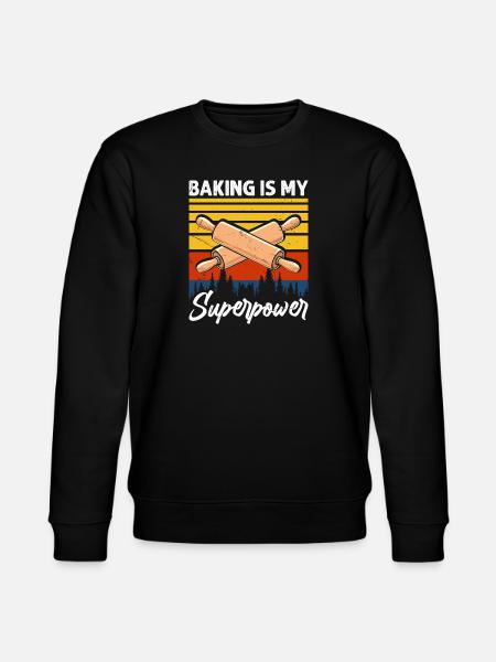 Baking Baker Bakery - Stanley/Stella CHANGER Unisex Organic Sweatshirt - black