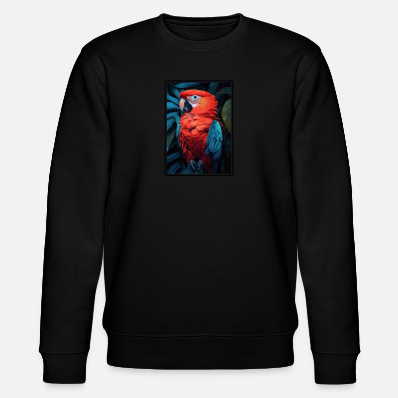 Perroquet Perroquet Perroquet - Sweat bio CHANGER Stanley/Stella Unisexe - noir