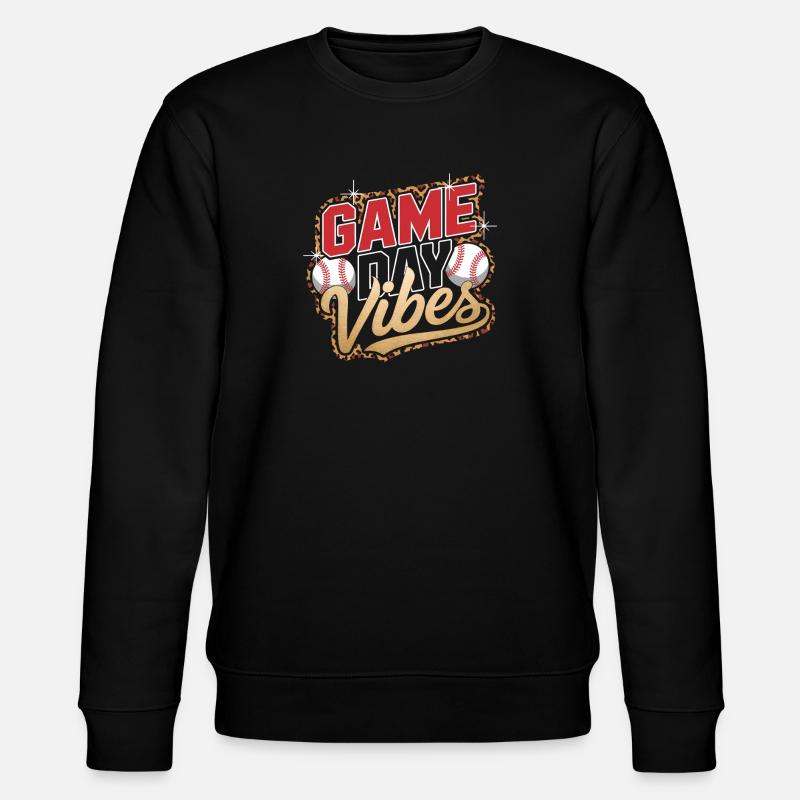 Baseball - Stanley/Stella Unisex Bio-Sweatshirt CHANGER  - Schwarz