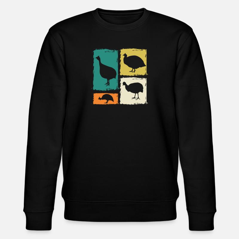 Poules Coq Pintade - Sweat bio CHANGER Stanley/Stella Unisexe - noir