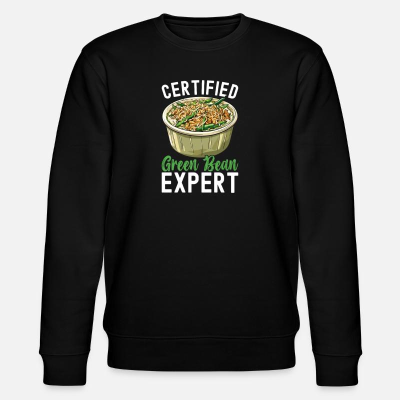 Green Bean Casserole - Stanley/Stella CHANGER Unisex Organic Sweatshirt - black