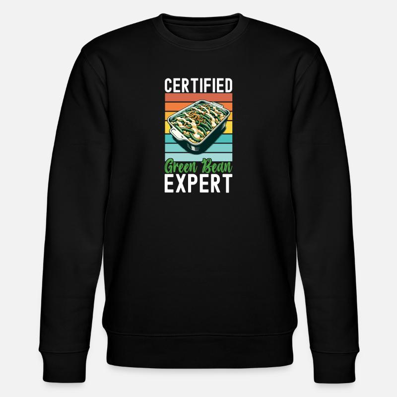 Green Bean Casserole - Stanley/Stella CHANGER Unisex Organic Sweatshirt - black