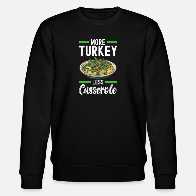Green Bean Casserole - Stanley/Stella CHANGER Unisex Organic Sweatshirt - black