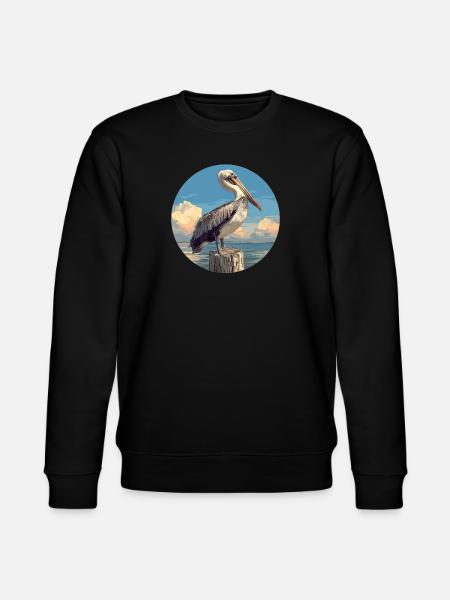 Pelicans Pelican - Stanley/Stella CHANGER Unisex Organic Sweatshirt - black