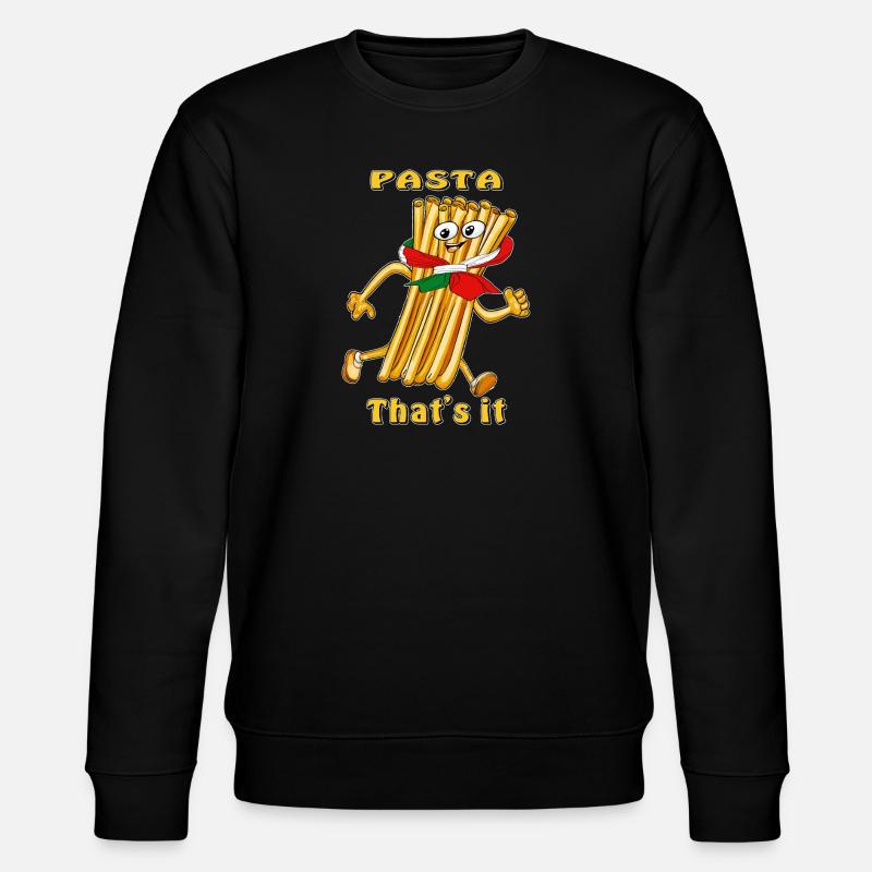 PASTA That's it - Stanley/Stella Unisex Bio-Sweatshirt CHANGER - Schwarz