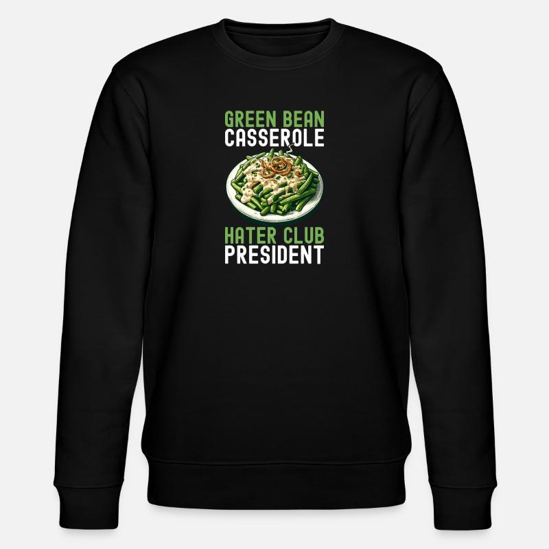 Grüne Bohnen Auflauf - Stanley/Stella Unisex Bio-Sweatshirt CHANGER  - Schwarz