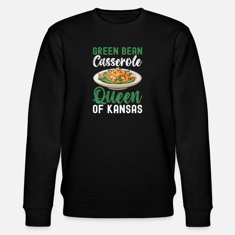 Green Bean Casserole - Stanley/Stella CHANGER Unisex Organic Sweatshirt - black