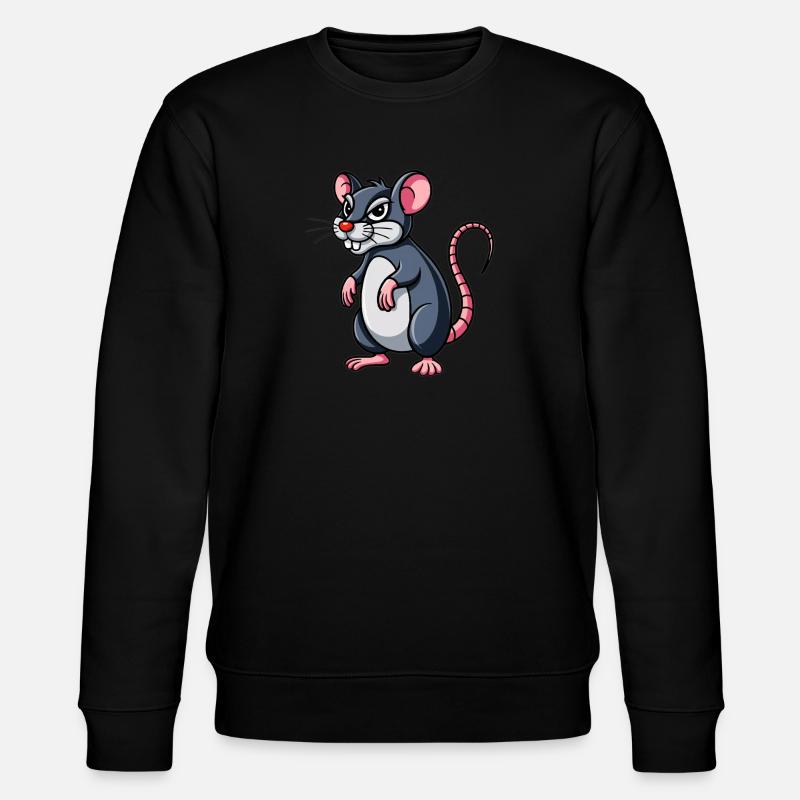 RATTE - Stanley/Stella Unisex Bio-Sweatshirt CHANGER  - Schwarz